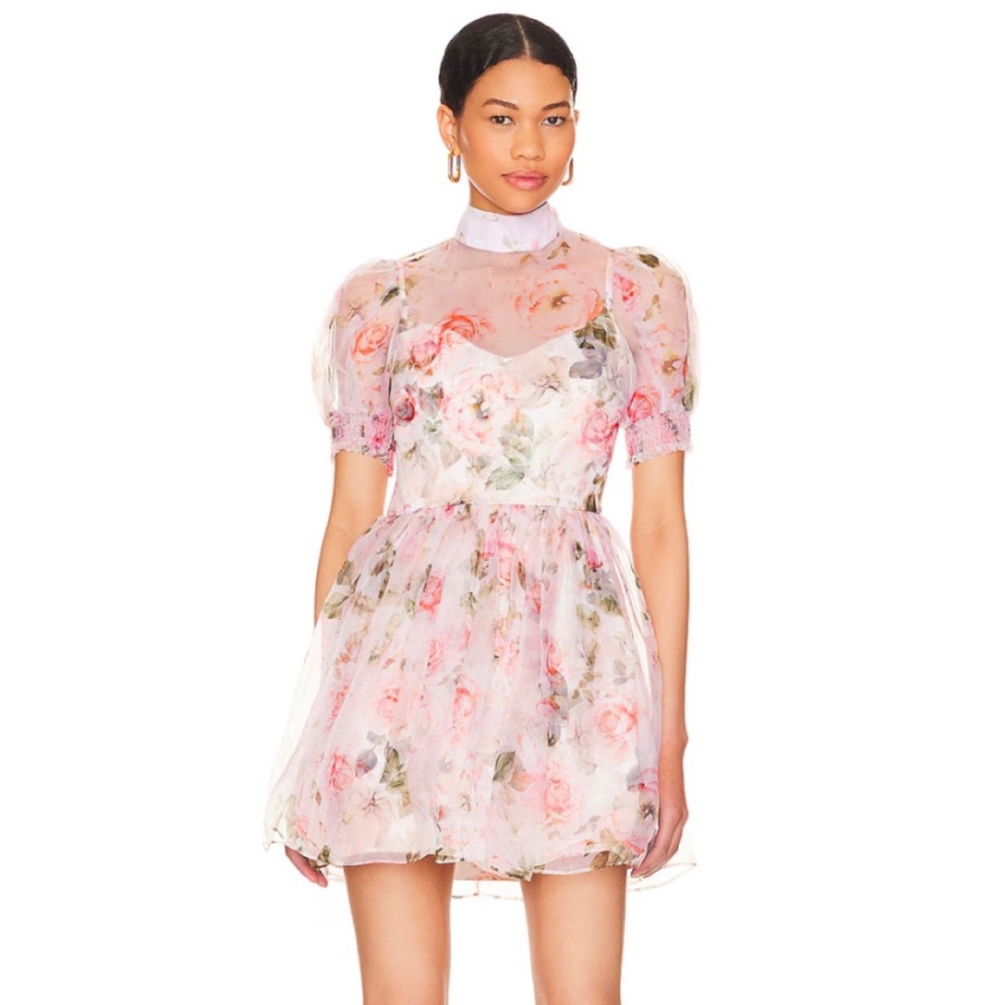 Alice + Olivia Morningside Floral Mini Dress Size 8
