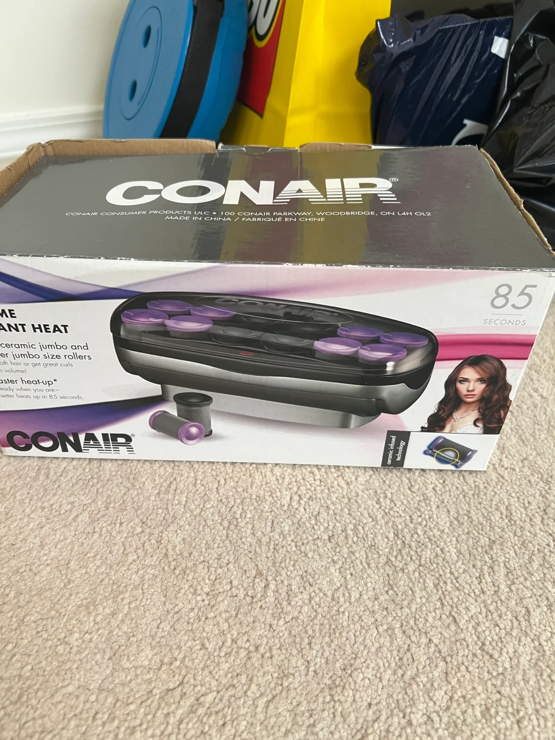 Conair Instant Heat Jumbo Ceramic Hair Rollers thumbnail
