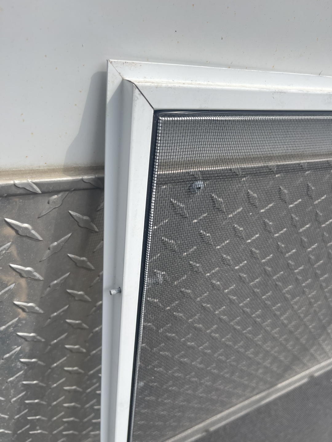 White Window Screen Replacement - photo 2