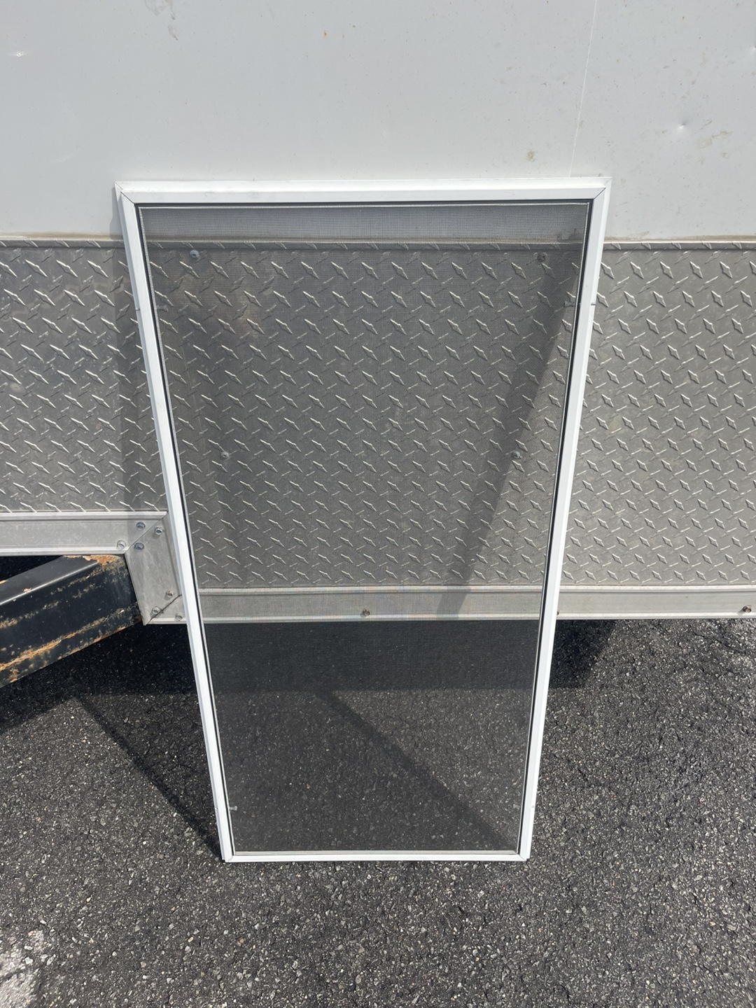White Window Screen Replacement