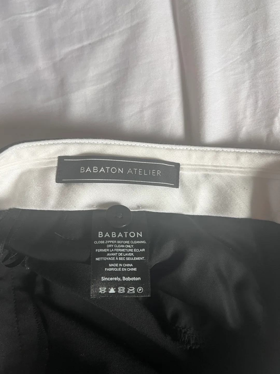 Babaton Atelier Black Trousers image indicator(3)