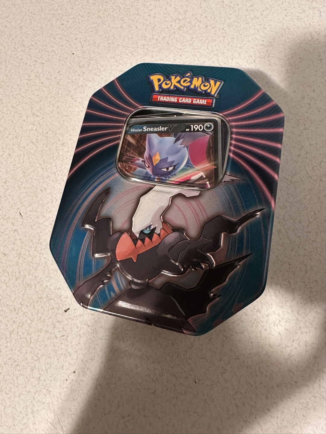 Pokemon Hisuian Sneasel V Tin