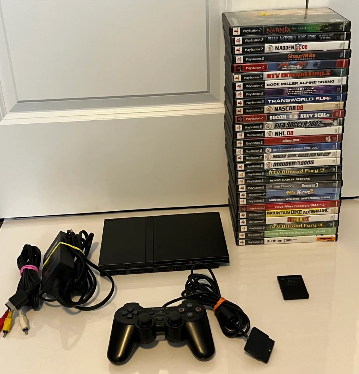 PlayStation 2 Console with Controller, Games & Accessories thumbnail