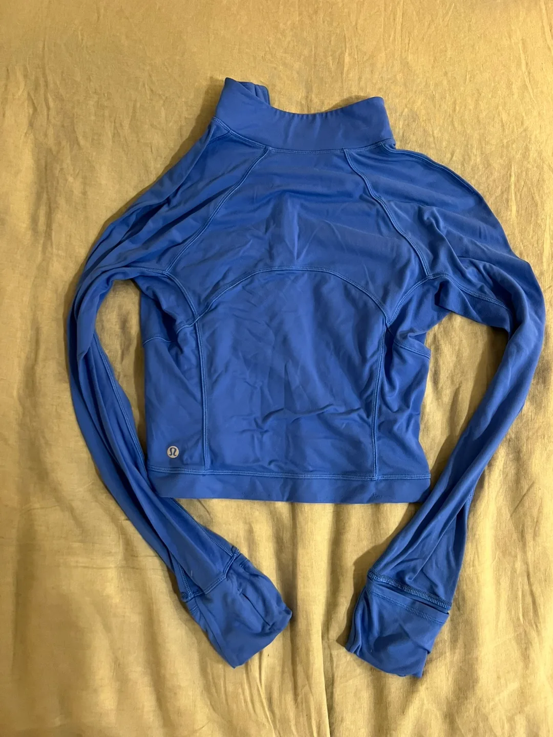 Lululemon Its Rulu Run Cropped Half Zip - size 6 image indicator(8)