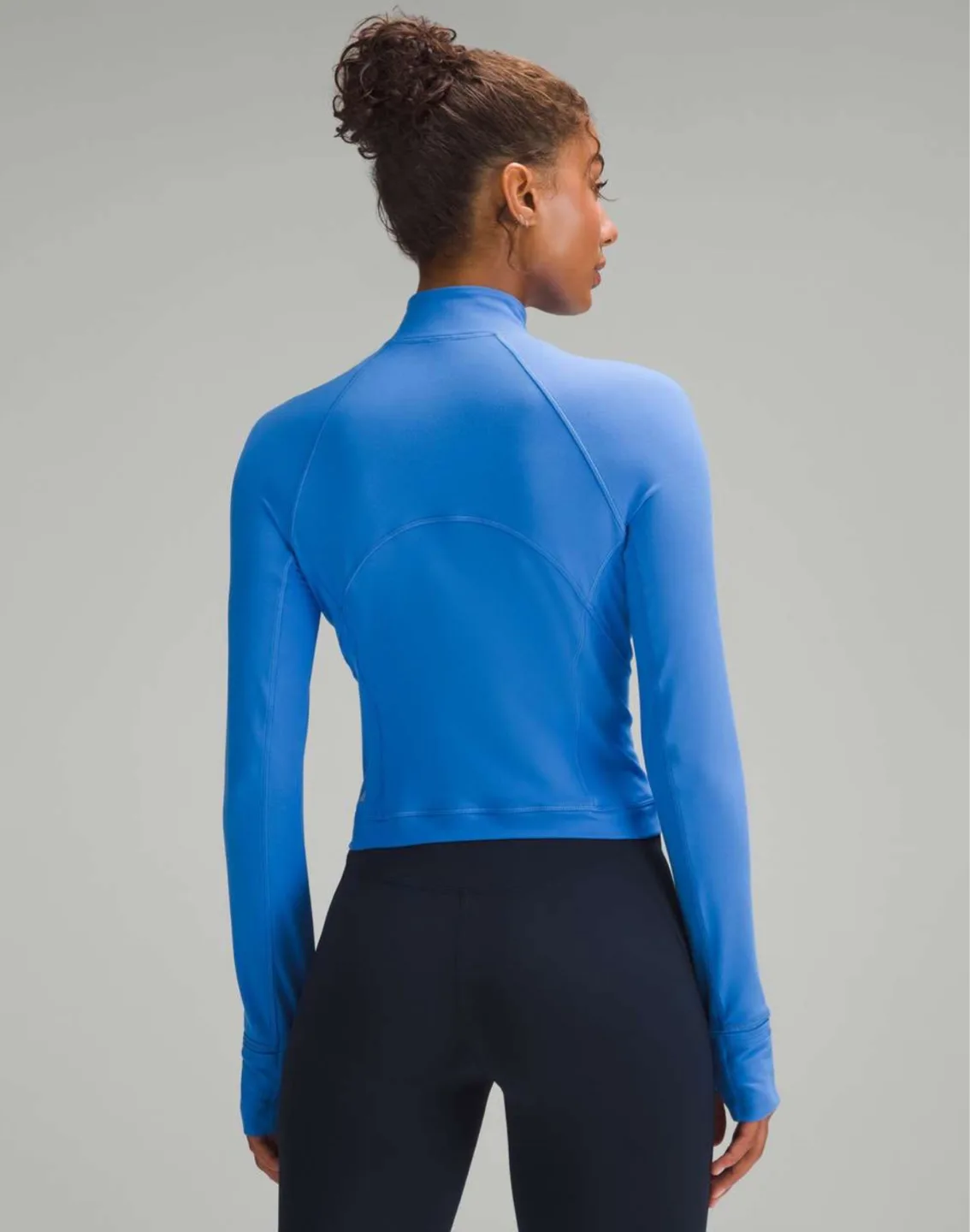 Lululemon Its Rulu Run Cropped Half Zip - size 6 image indicator(2)