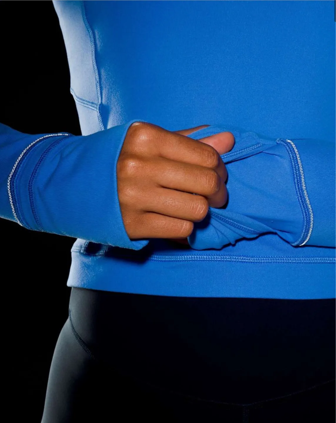 Lululemon Its Rulu Run Cropped Half Zip - size 6 image indicator(5)