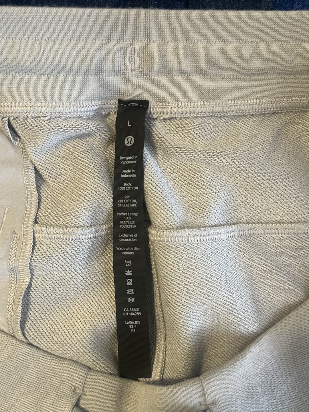 Lululemon Jogger Pants - Size Large - Light Grey - photo 3