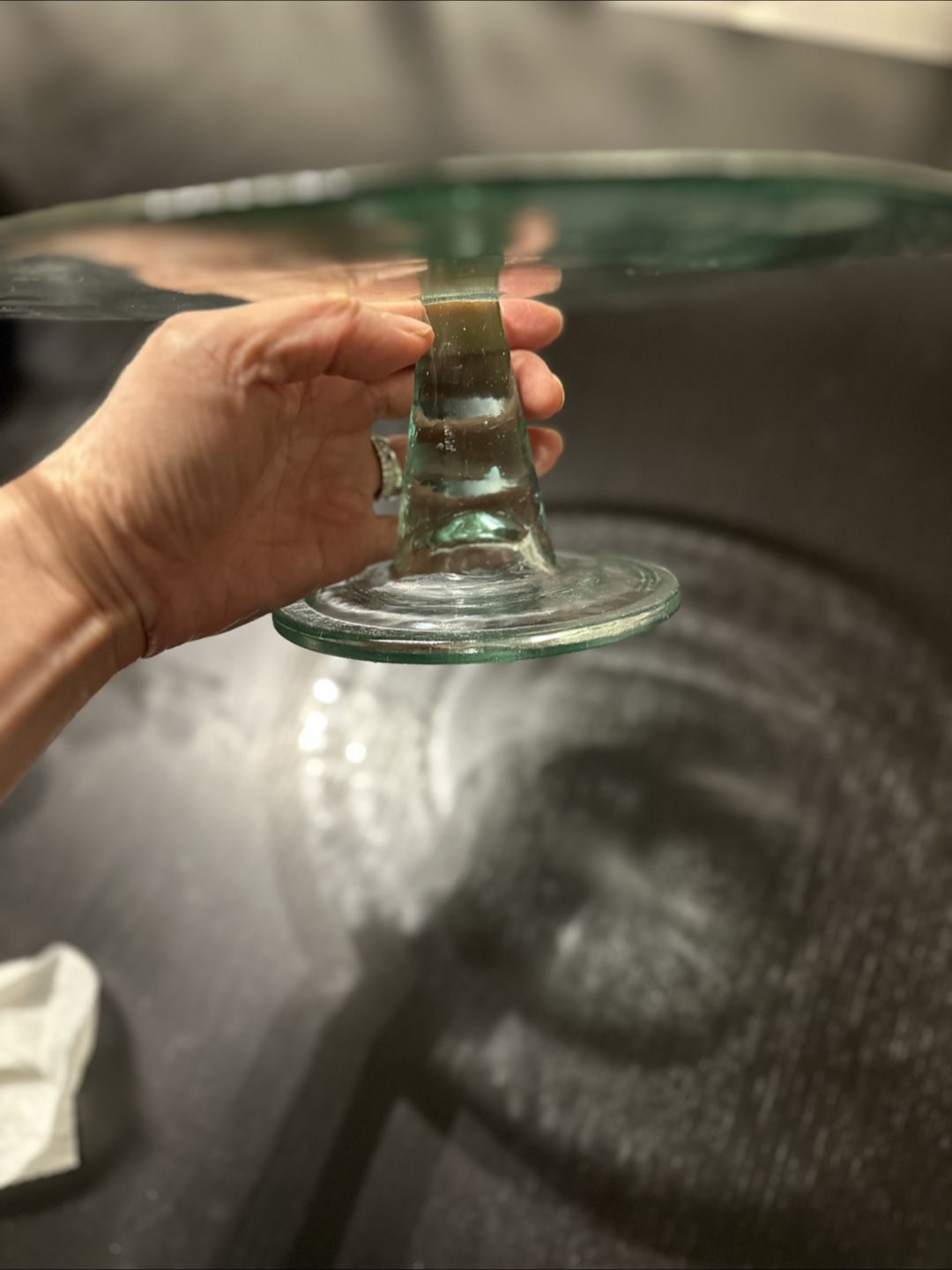 Glass Cake Stand - photo 3