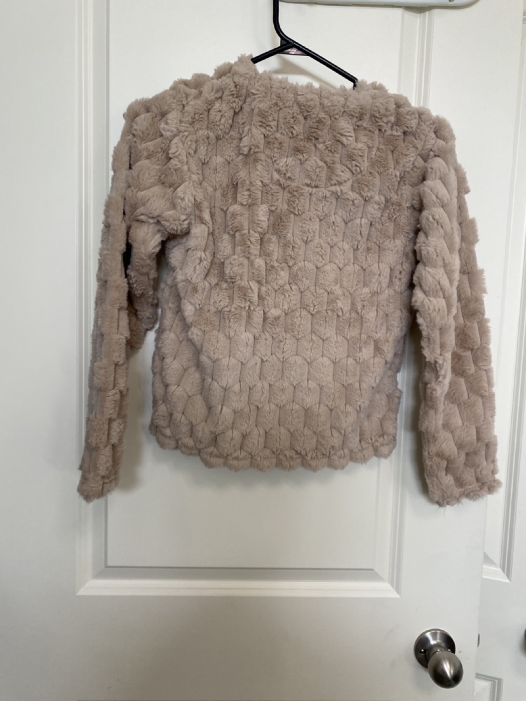 H&M Beige Fuzzy Cardigan - photo 2