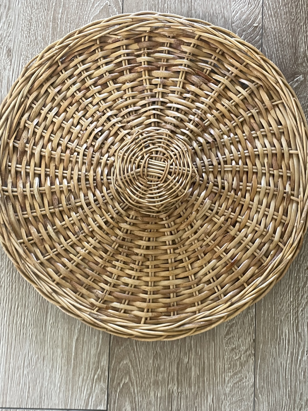 Large Wicker Basket with Lid - photo 3