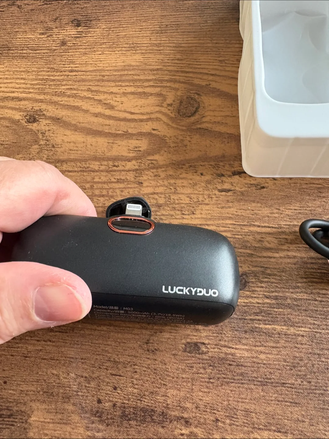 LUCKYDUO M03 5000mAh Portable Charger image indicator(4)