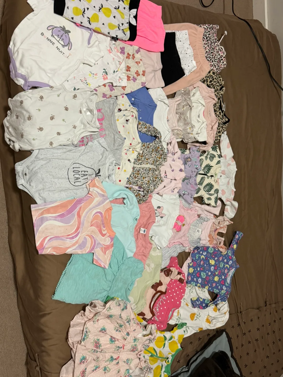 Large Bundle of Baby Girl Clothes - Newborn to 6 Months