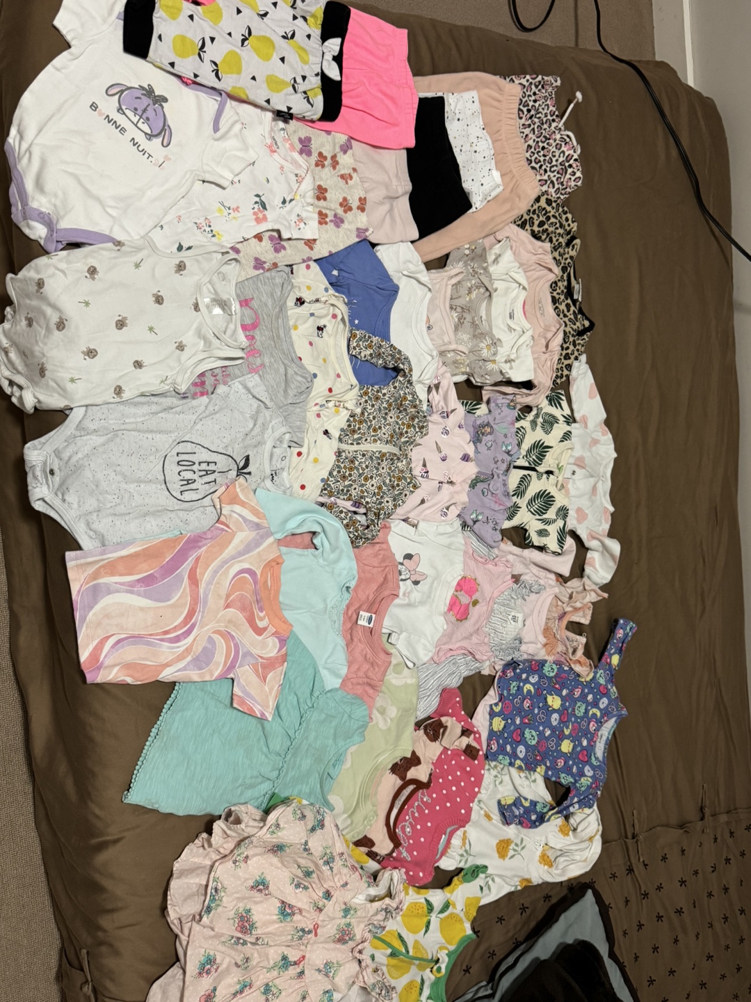Large Bundle of Baby Girl Clothes - Newborn to 6 Months - photo 2