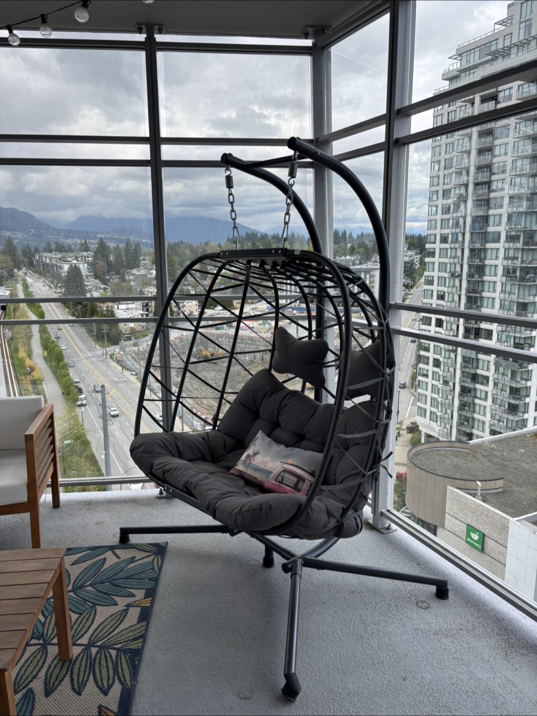 Outdoor Hanging Egg Chair Swing - photo 3