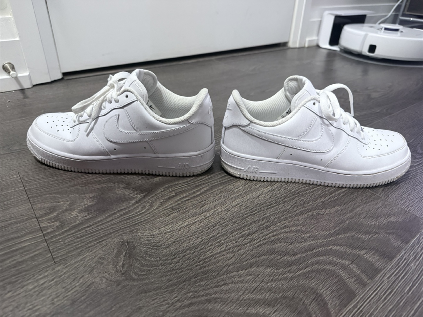 Nike Air Force 1 Sneakers - White and Black sz US7.5 - photo 5