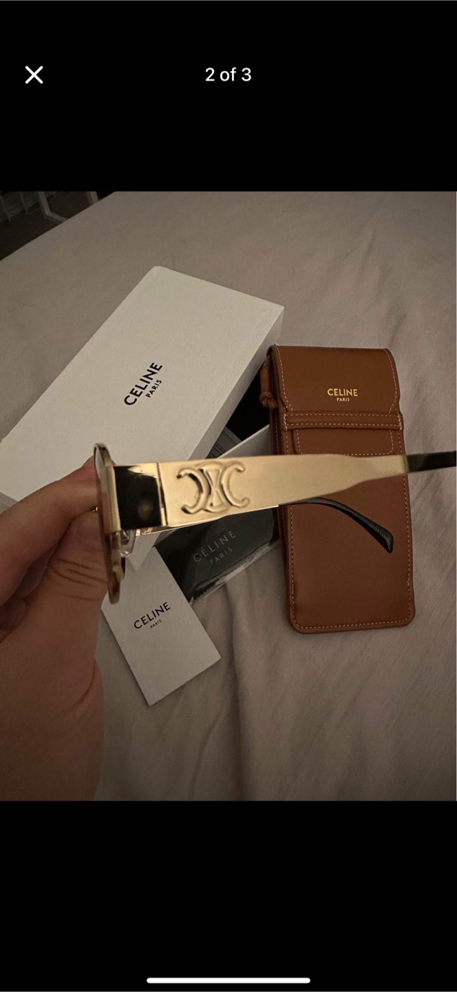 Celine Sunglasses Gold Frame