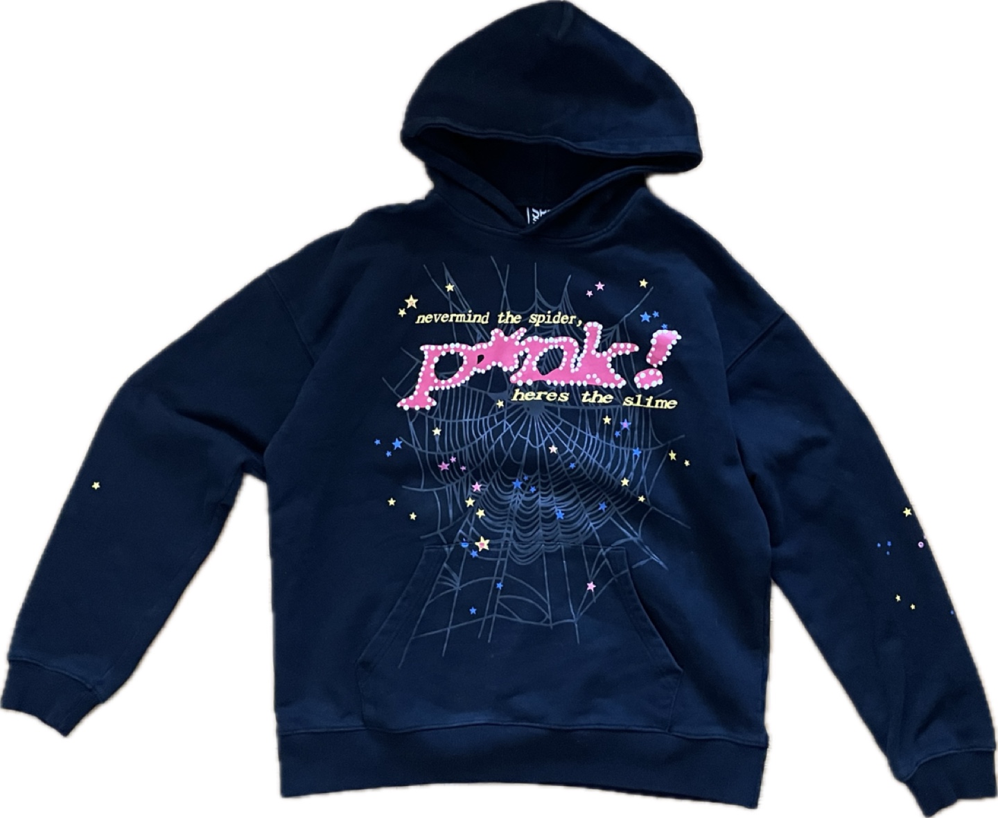 Spider Pink Hoodie black - photo 2
