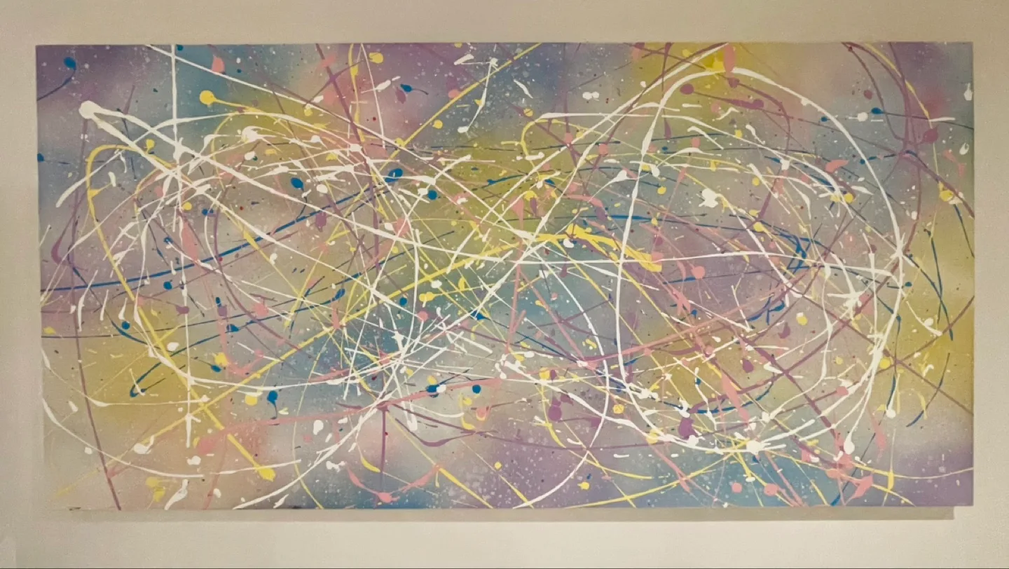 “Quantum Soup” Abstract Expressionist Painting on Canvas image indicator(2)