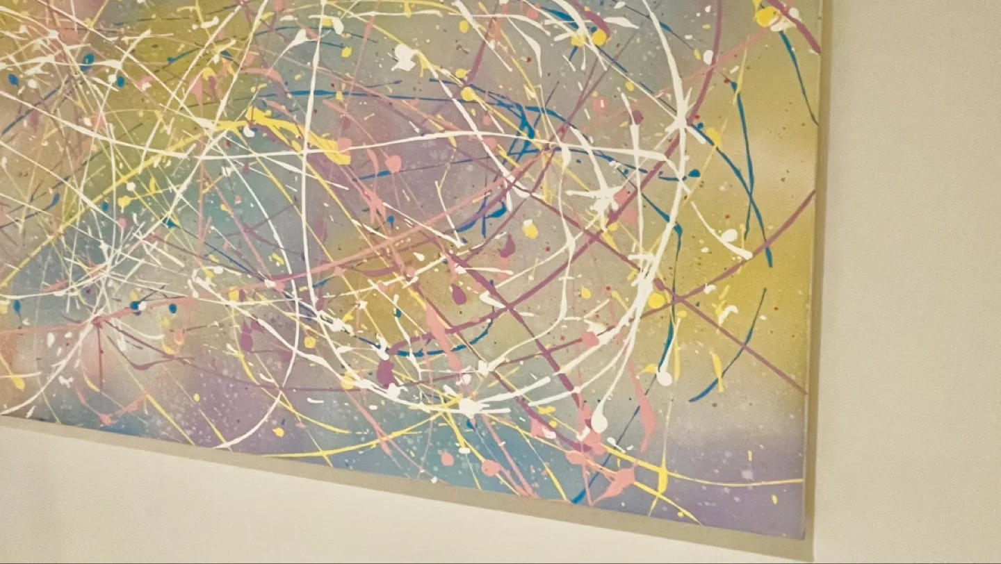 “Quantum Soup” Abstract Expressionist Painting on Canvas image indicator(3)