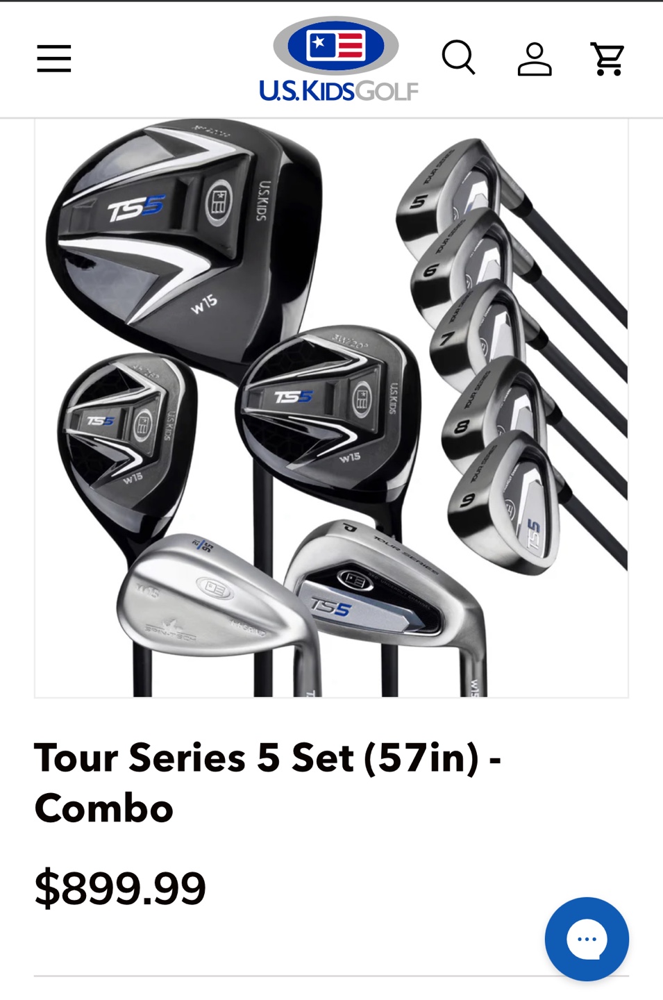 US Kids Golf Tour Series Golf Club Set (57 inches) - photo 4
