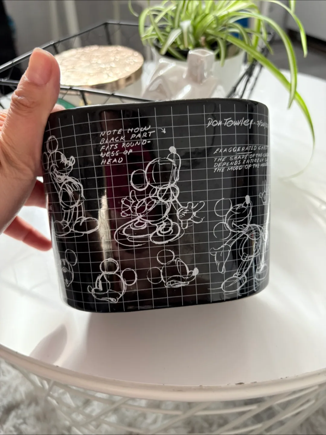 Mickey Mouse Sketch Design Ceramic Organizer image indicator(2)