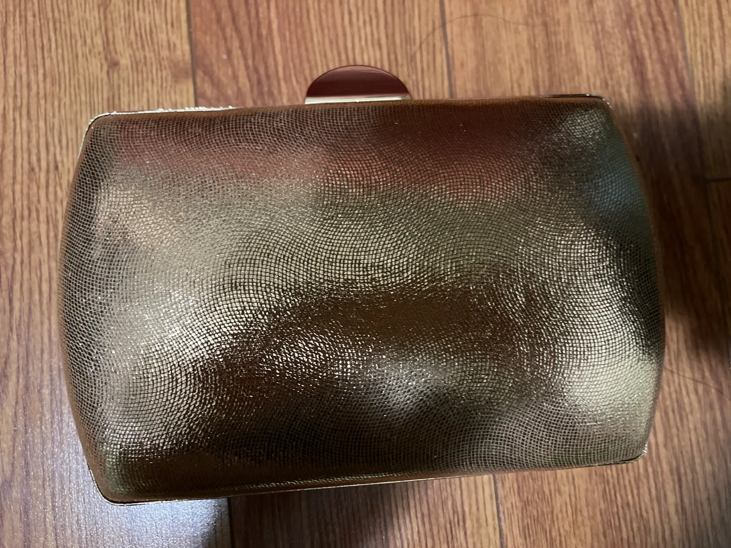 Gold Clutch Purse with Chain Strap thumbnail