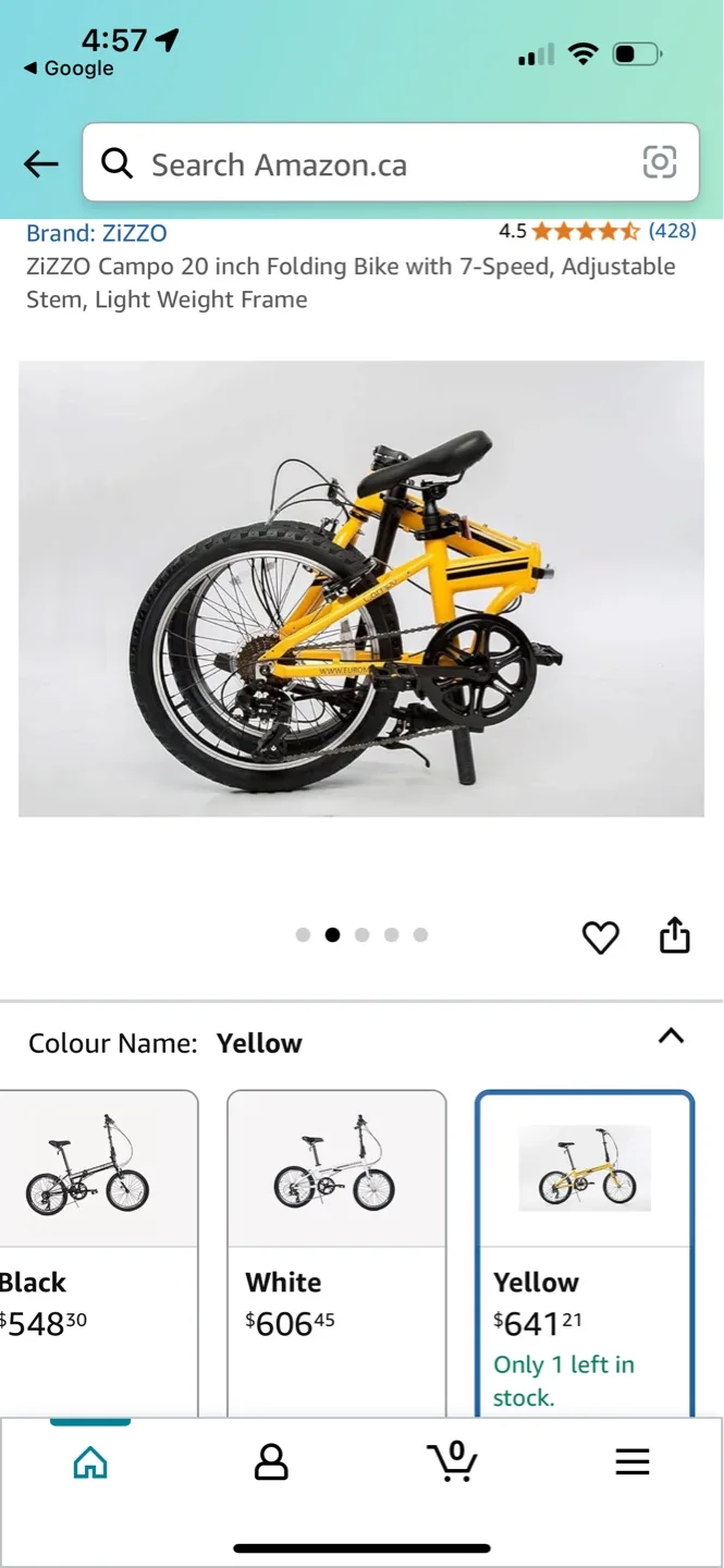 ZIZZO campo 20inch Folding Bike 7-speed image indicator(8)