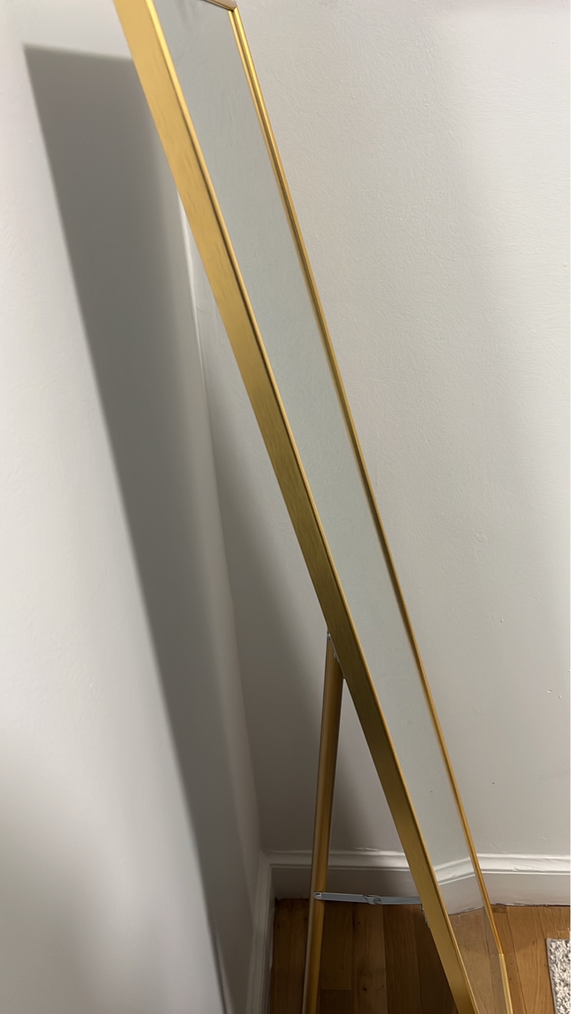 Floor Gold Frame Mirror - photo 2