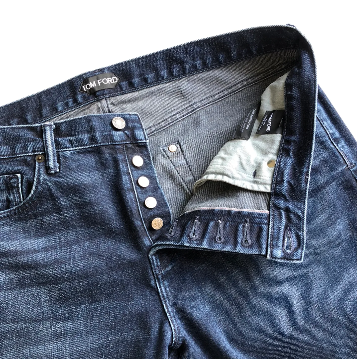 TOM FORD Slim-Fit Selvedge Jeans image indicator(5)