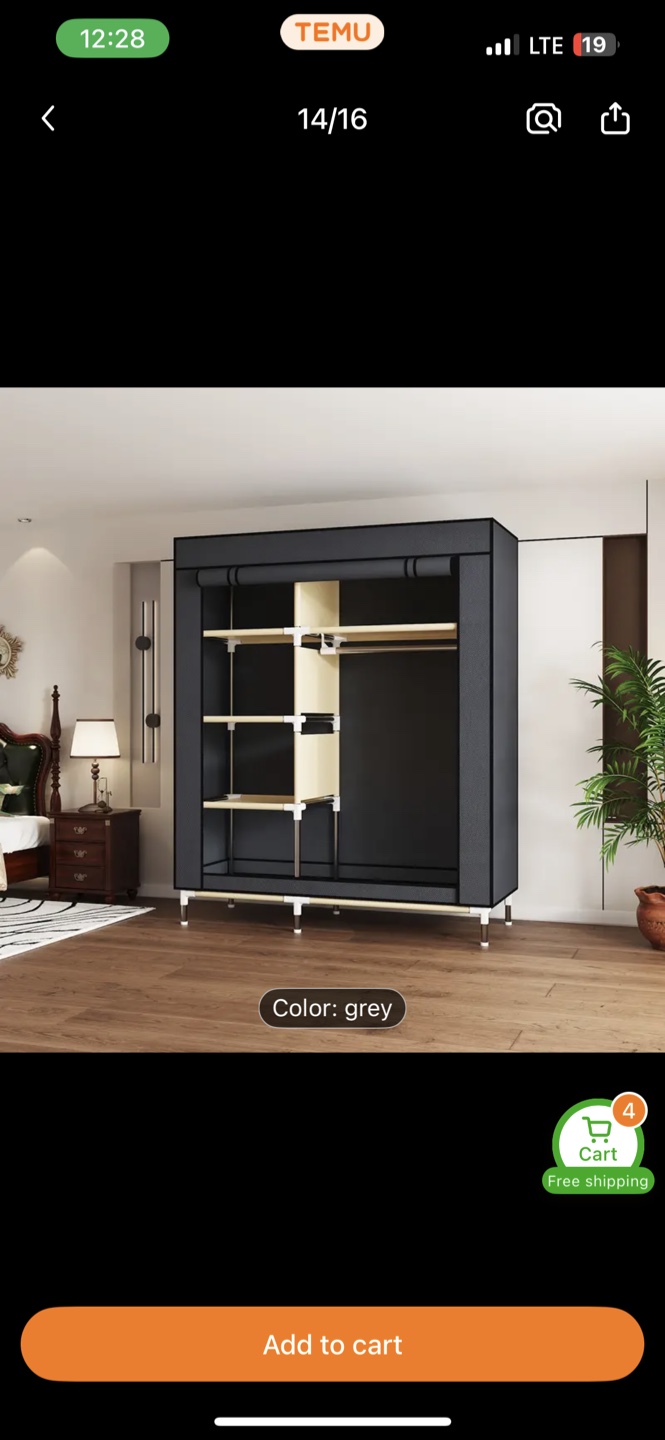 Portable Fabric Wardrobe - photo 3