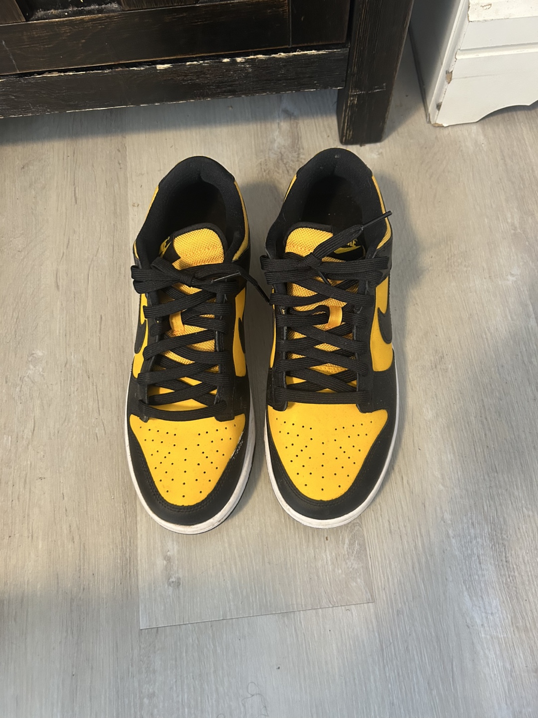 Nike Dunk Low Black Yellow Sneakers