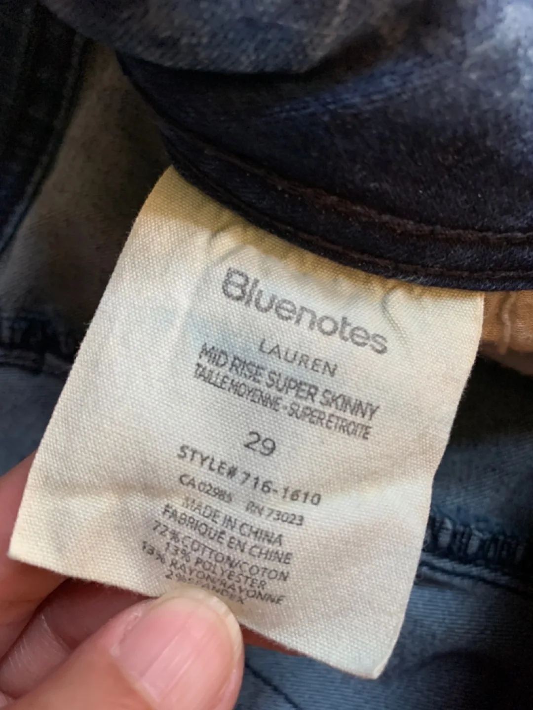 2 Ladies Jeans Pants (MED) both for $12 image indicator(6)