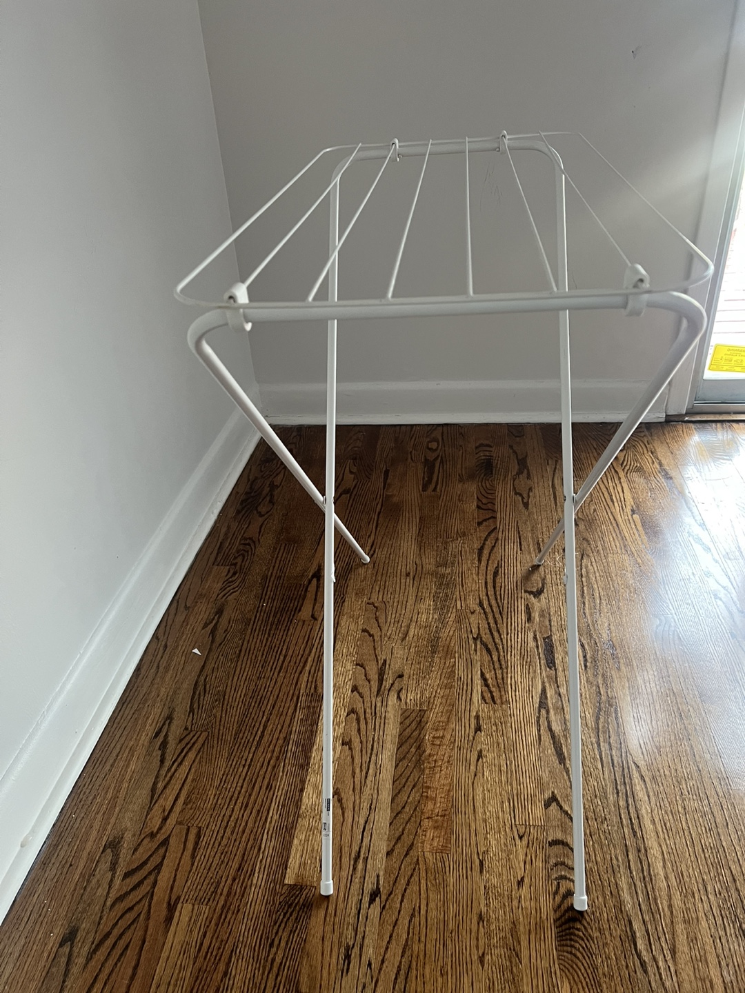 IKEA HALL Foldable Clothes Drying Rack - White - photo 2