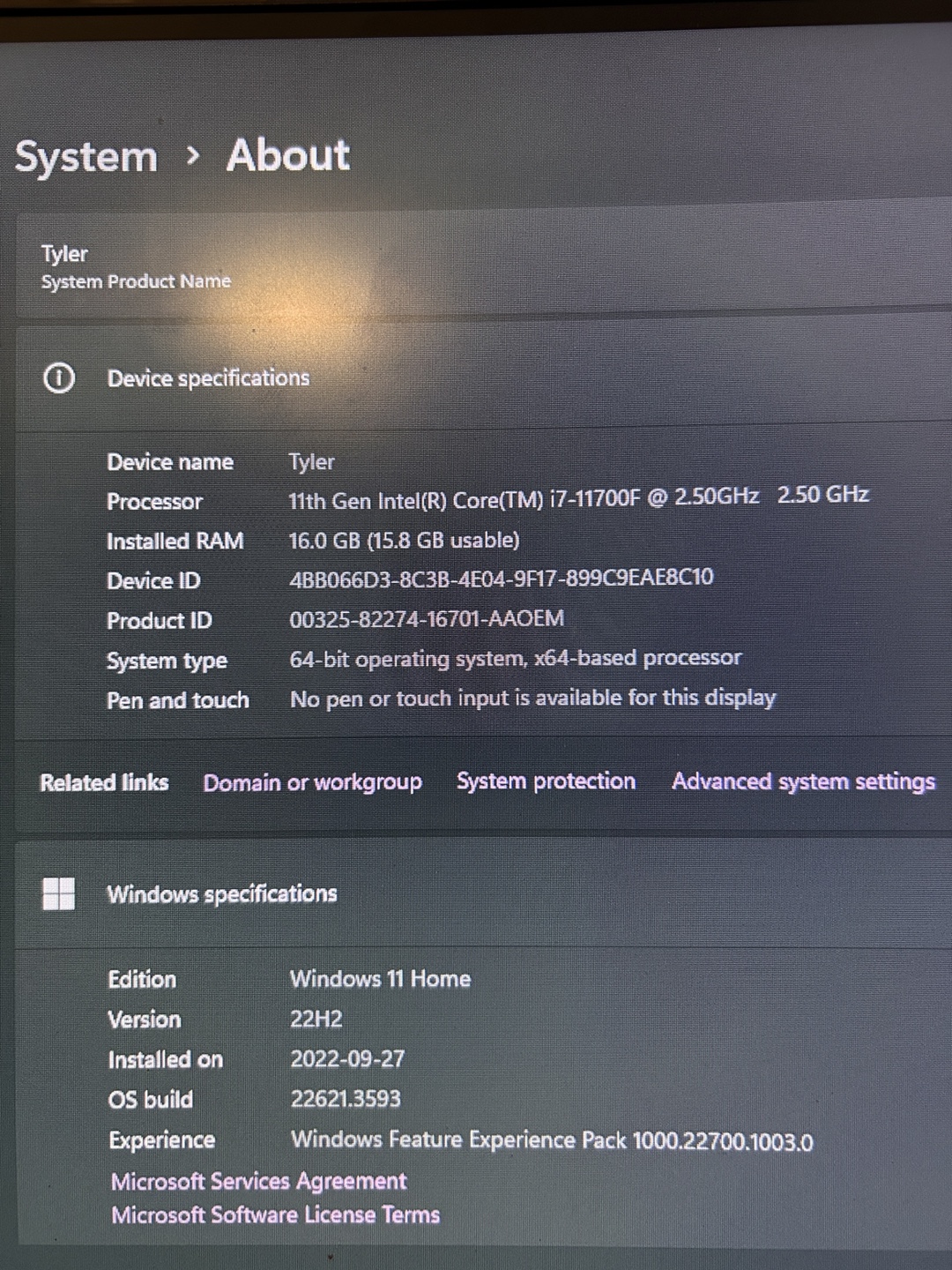 Used ASUS Gaming PC - RGB Lighting - photo 3