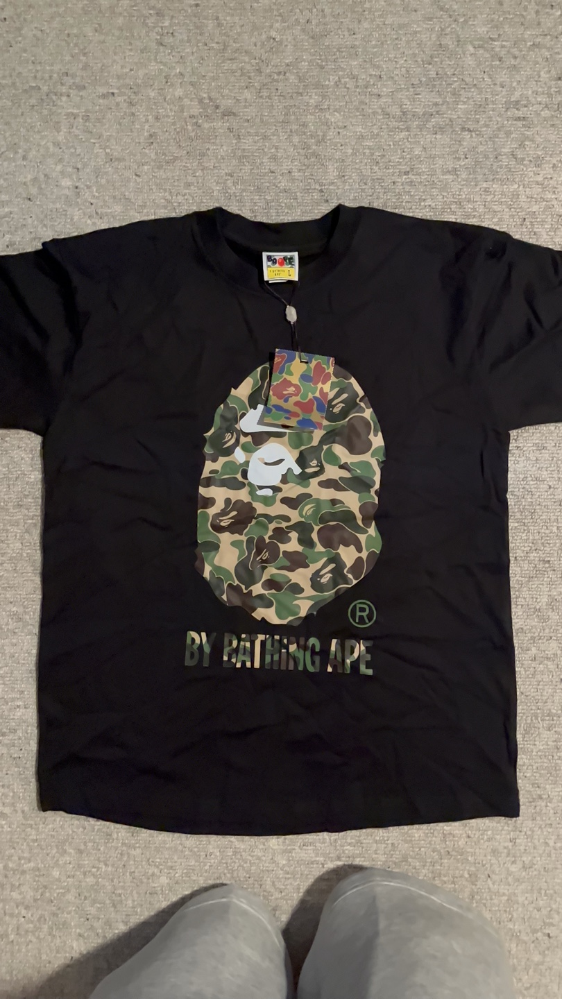 A Bathing Ape Bape Camo T-Shirt Size Large - photo 2