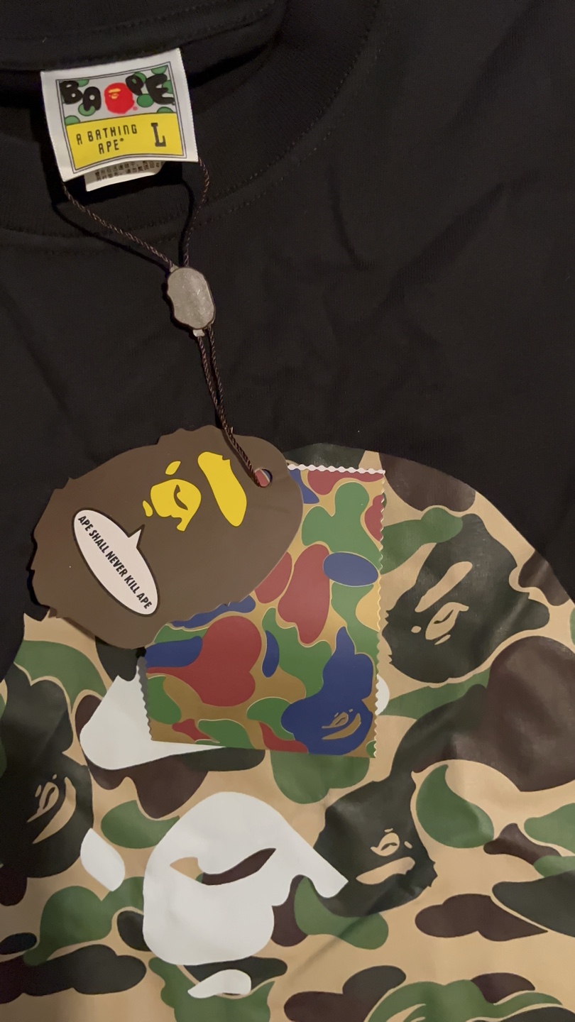 A Bathing Ape Bape Camo T-Shirt Size Large - photo 5