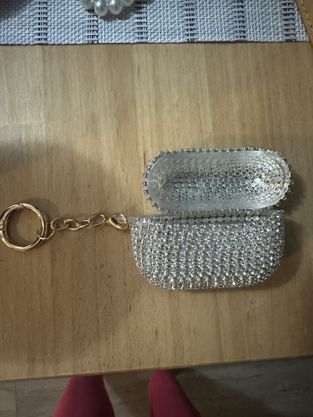 Bling Airpod Case with Keychain - photo 2