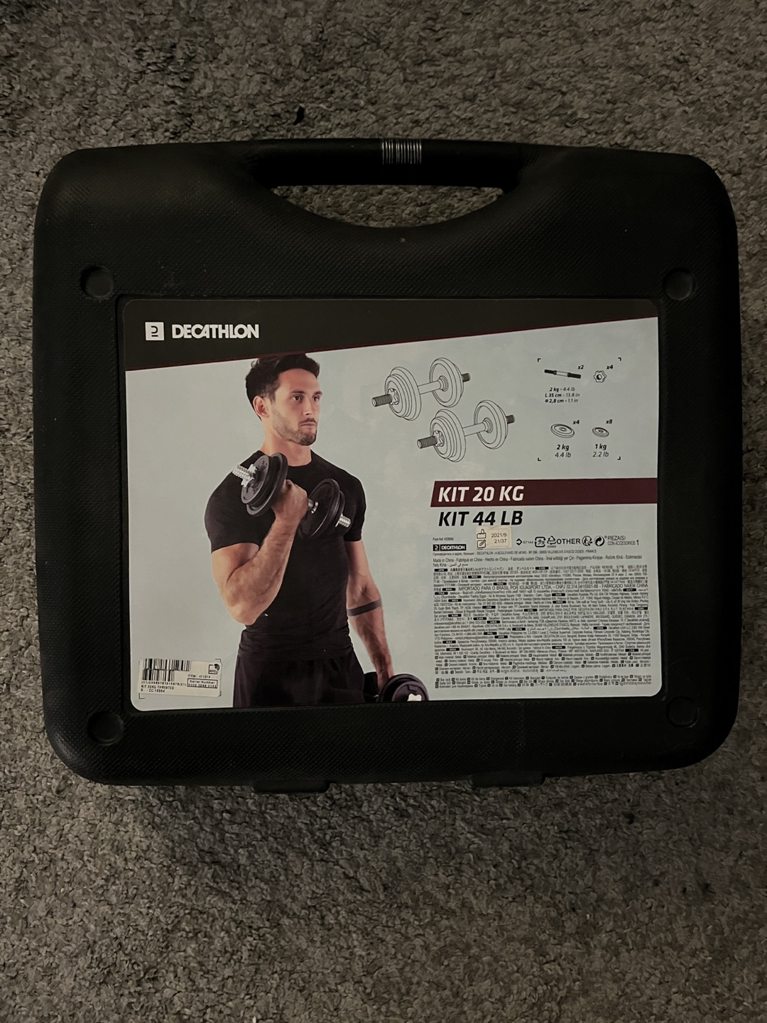 Decathlon 20kg Dumbbell & Kettlebell Set - photo 2