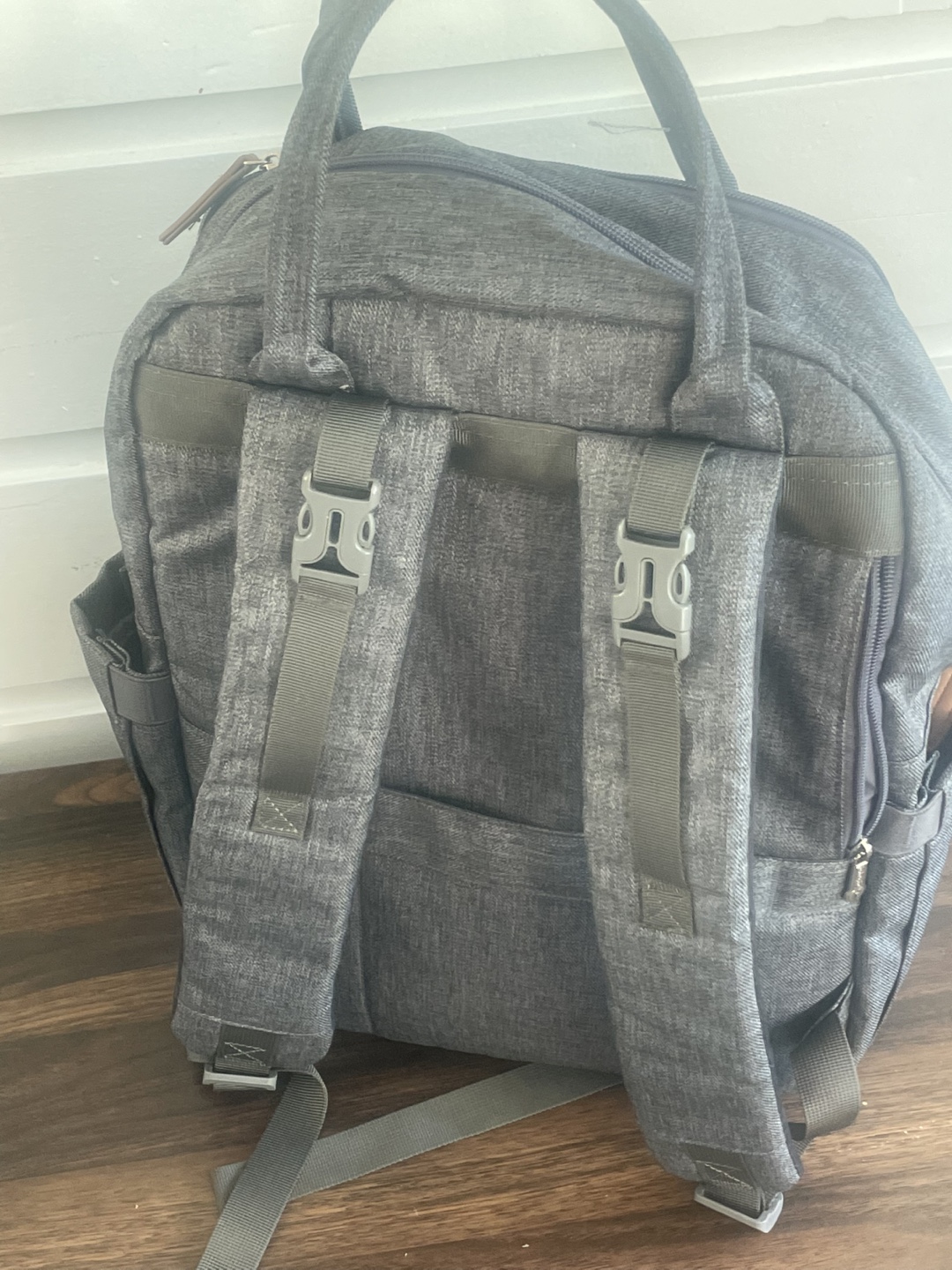 Grey Diaper Bag Backpack - photo 2