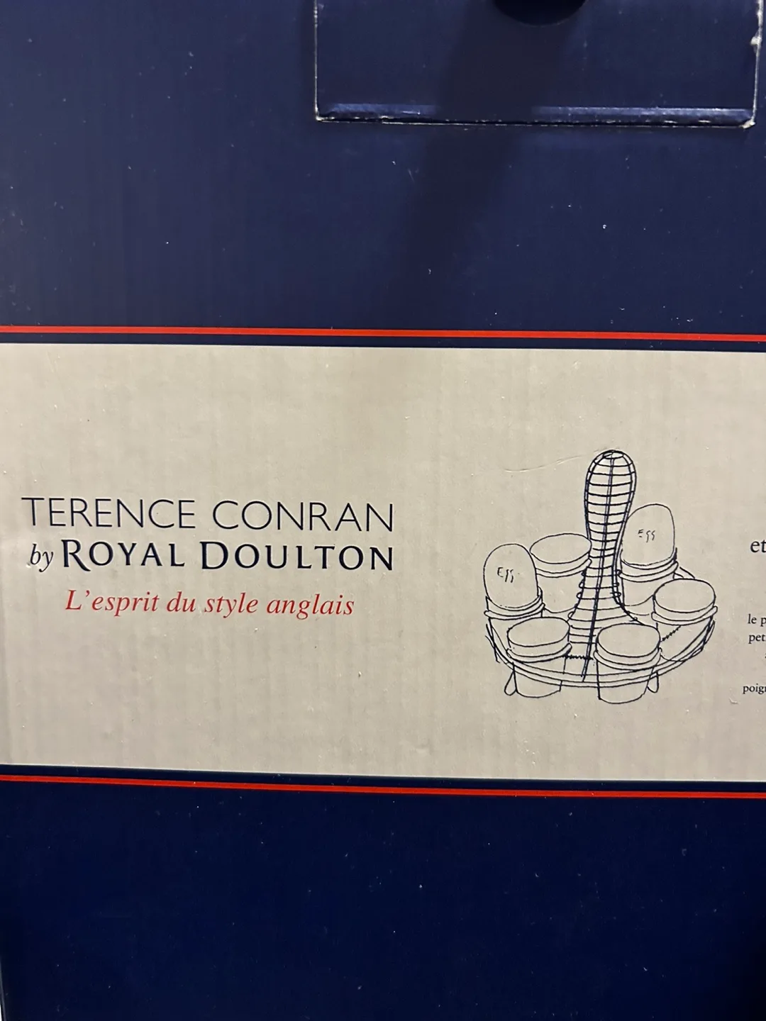 Royal Doulton Terence Conran 6-Cup Coffee/Tea Cup & Saucer Rack image indicator(2)