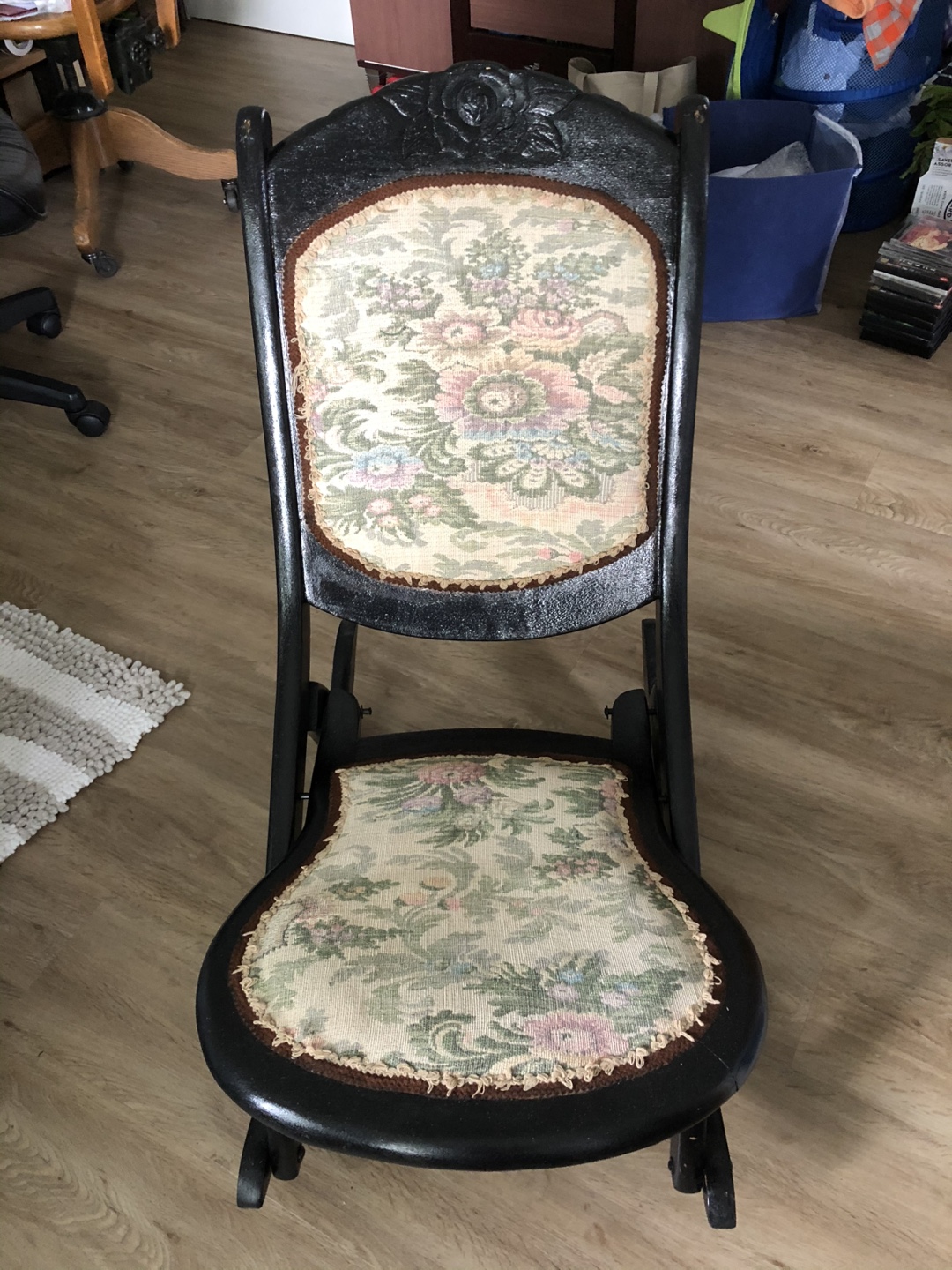 Antique Folding Rocking Chair