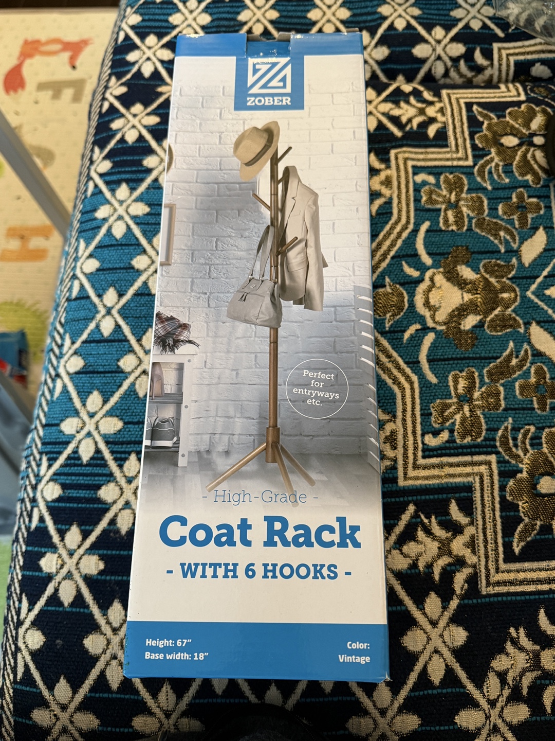 Coat Rack 6 hooks
