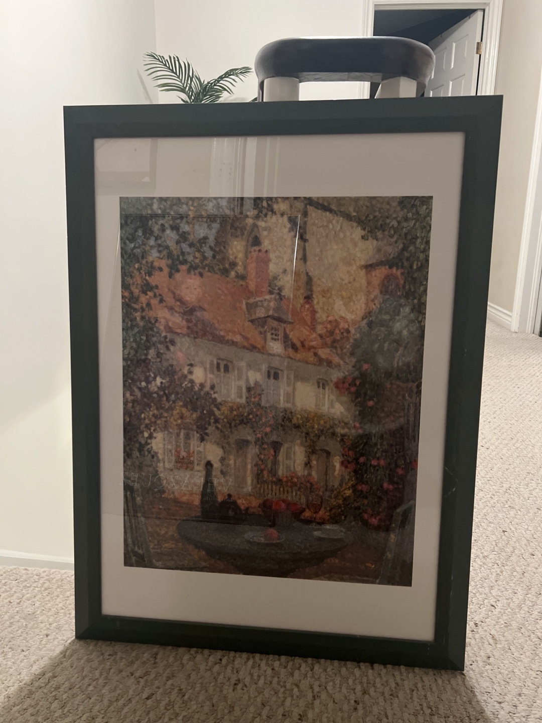 Framed Garden Cottage Print