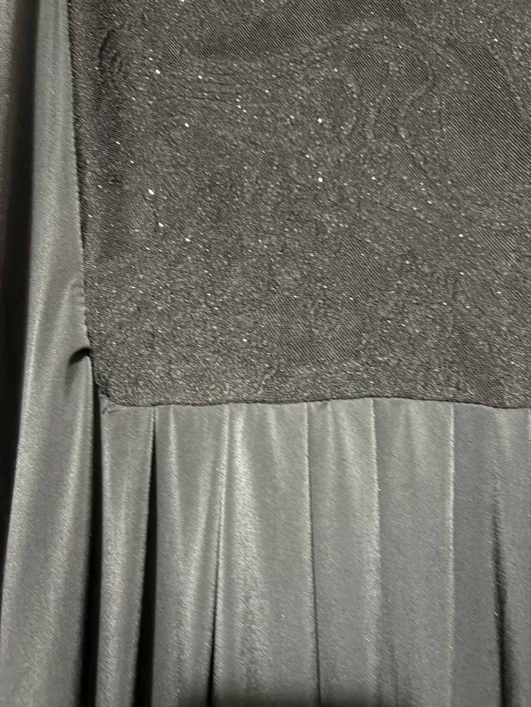 Black Abaya Dress with Embellishments, Size L image indicator(2)