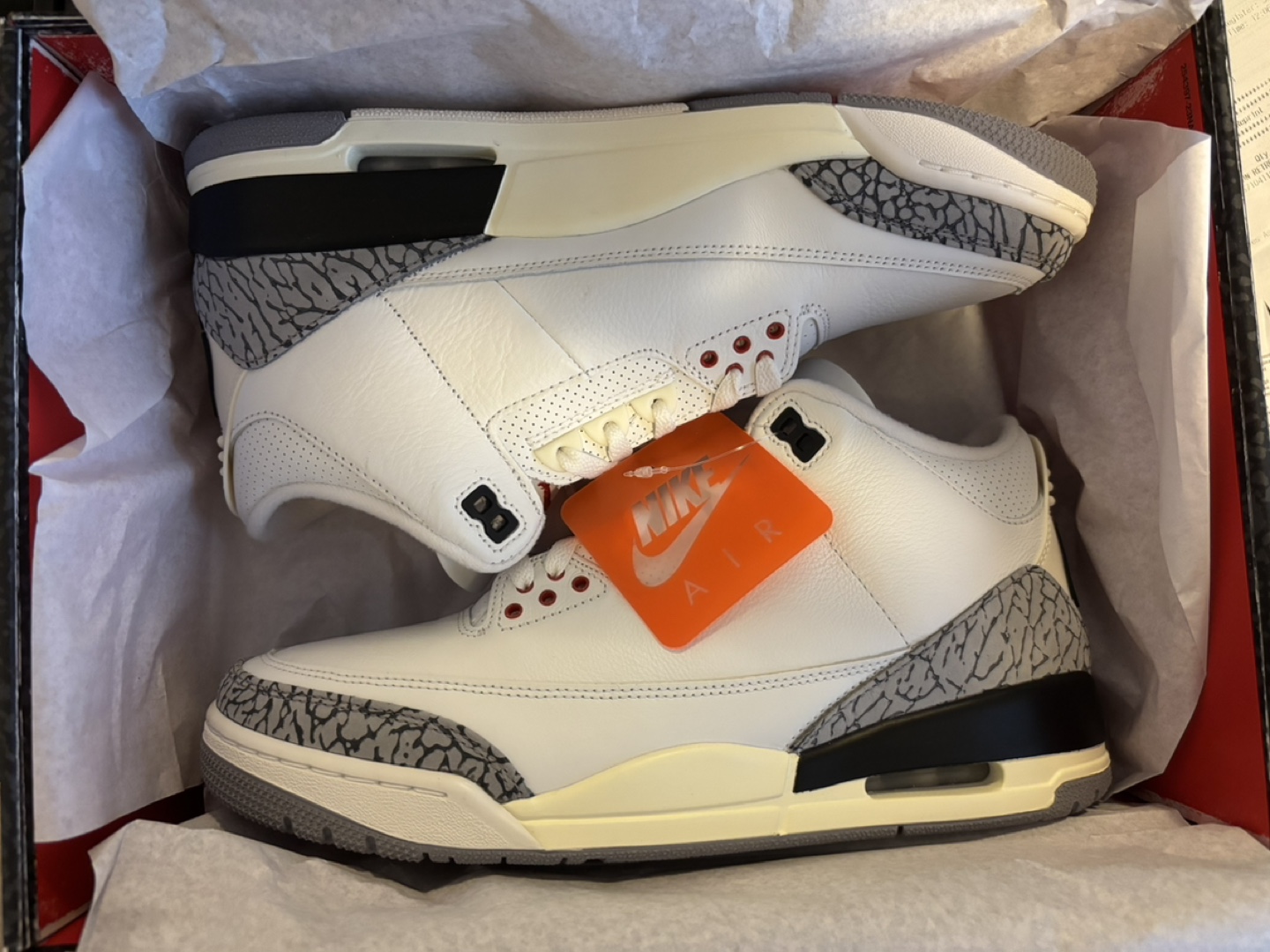 Jordan 3 White Cement Reimagined size 11