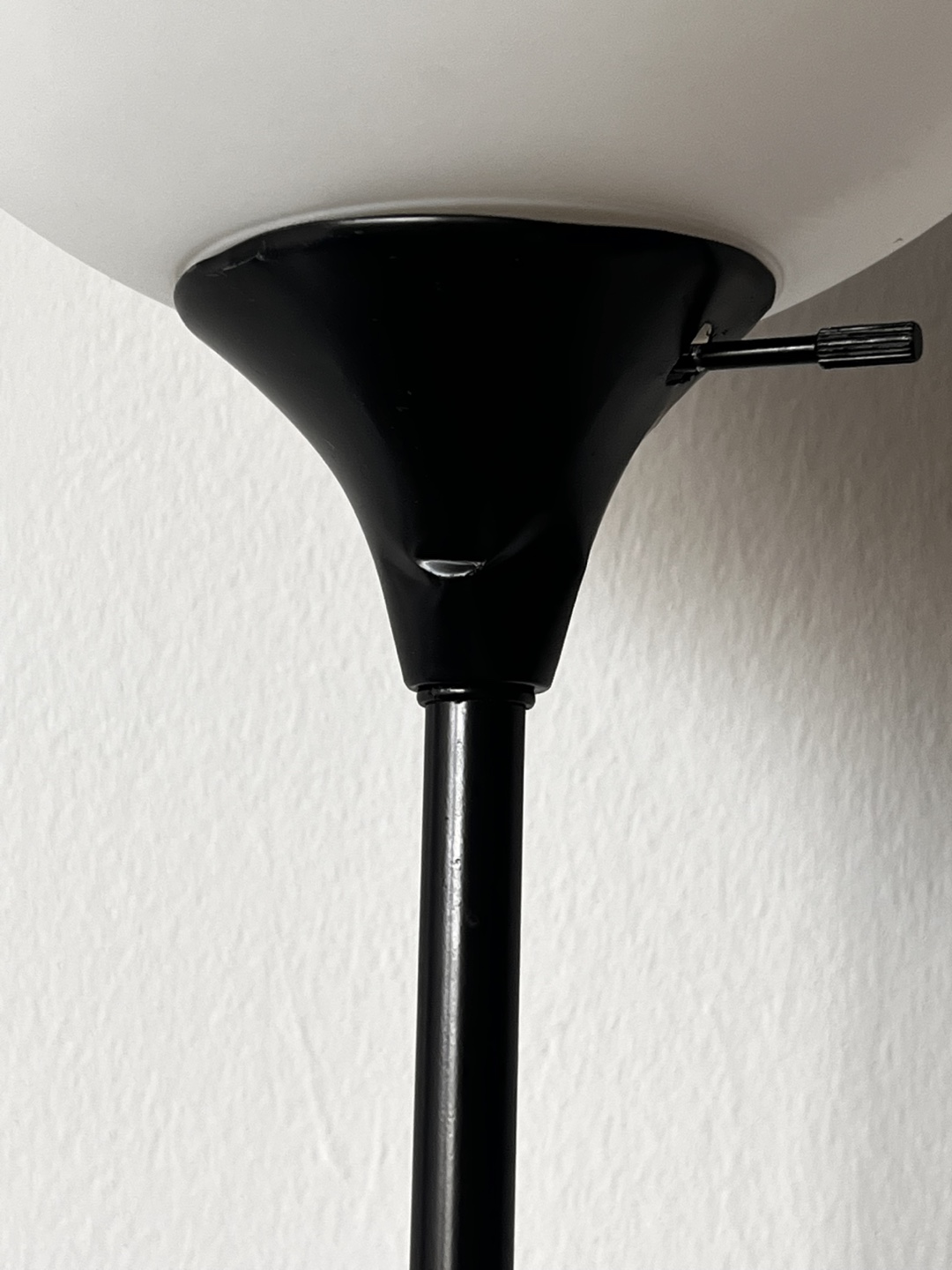 Black Floor Lamp with Two Lights - photo 2