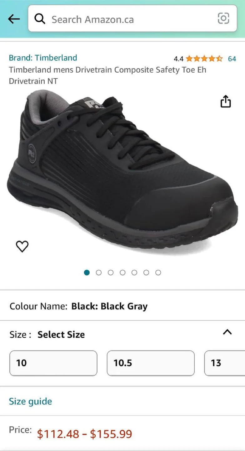 Timberland Drivetrain Composite Toe Safety Shoes image indicator(5)