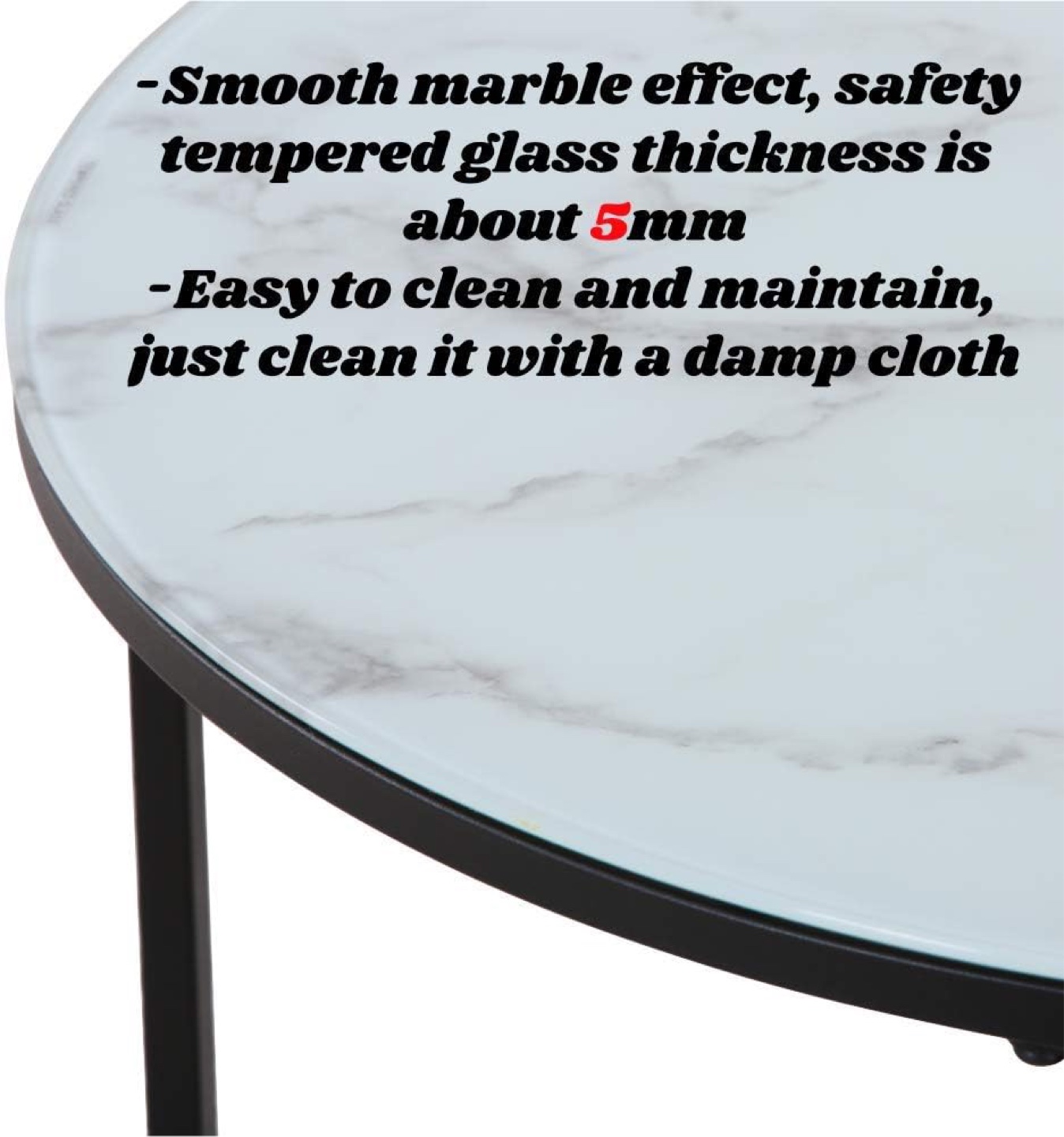 Brand New - Modern Round Coffee Table - photo 4