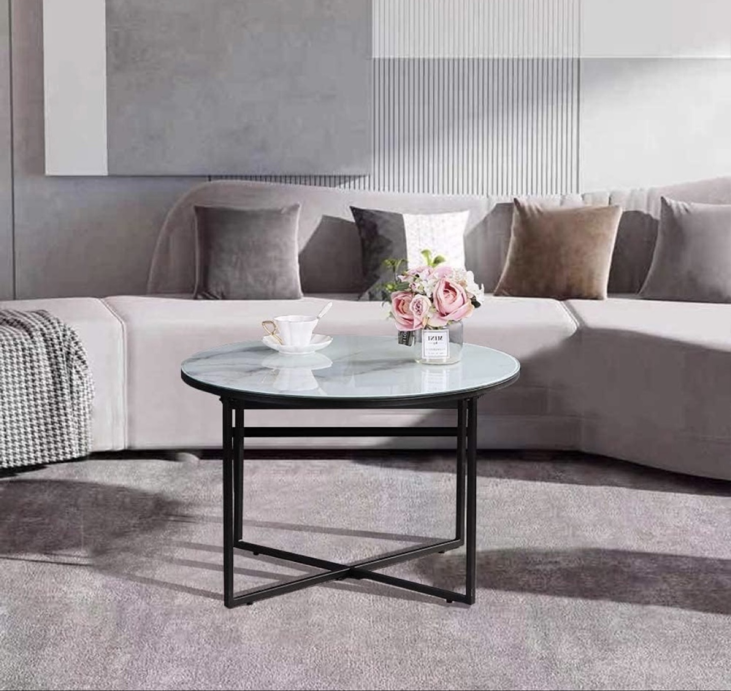 Brand New - Modern Round Coffee Table - photo 2