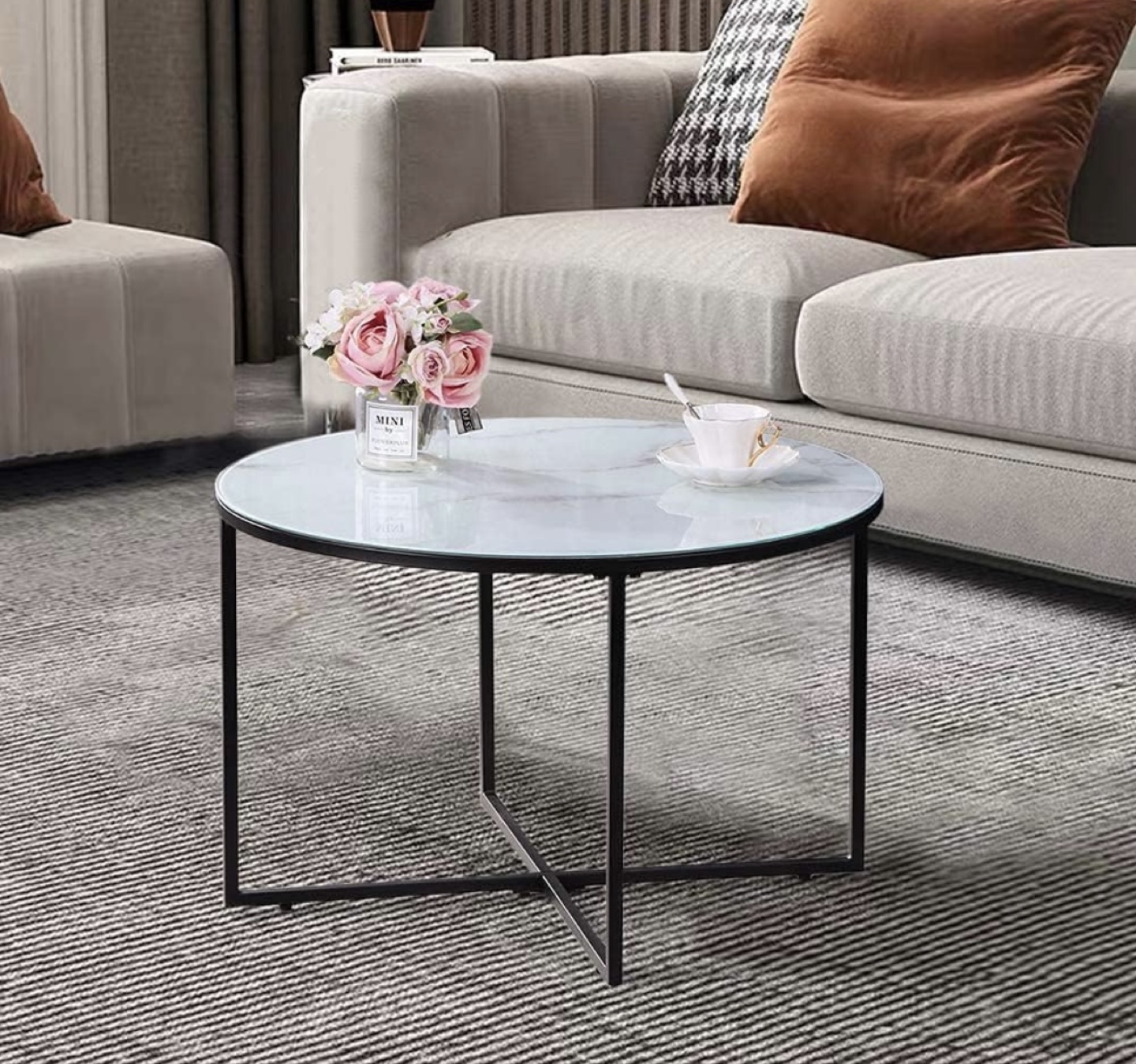 Brand New - Modern Round Coffee Table